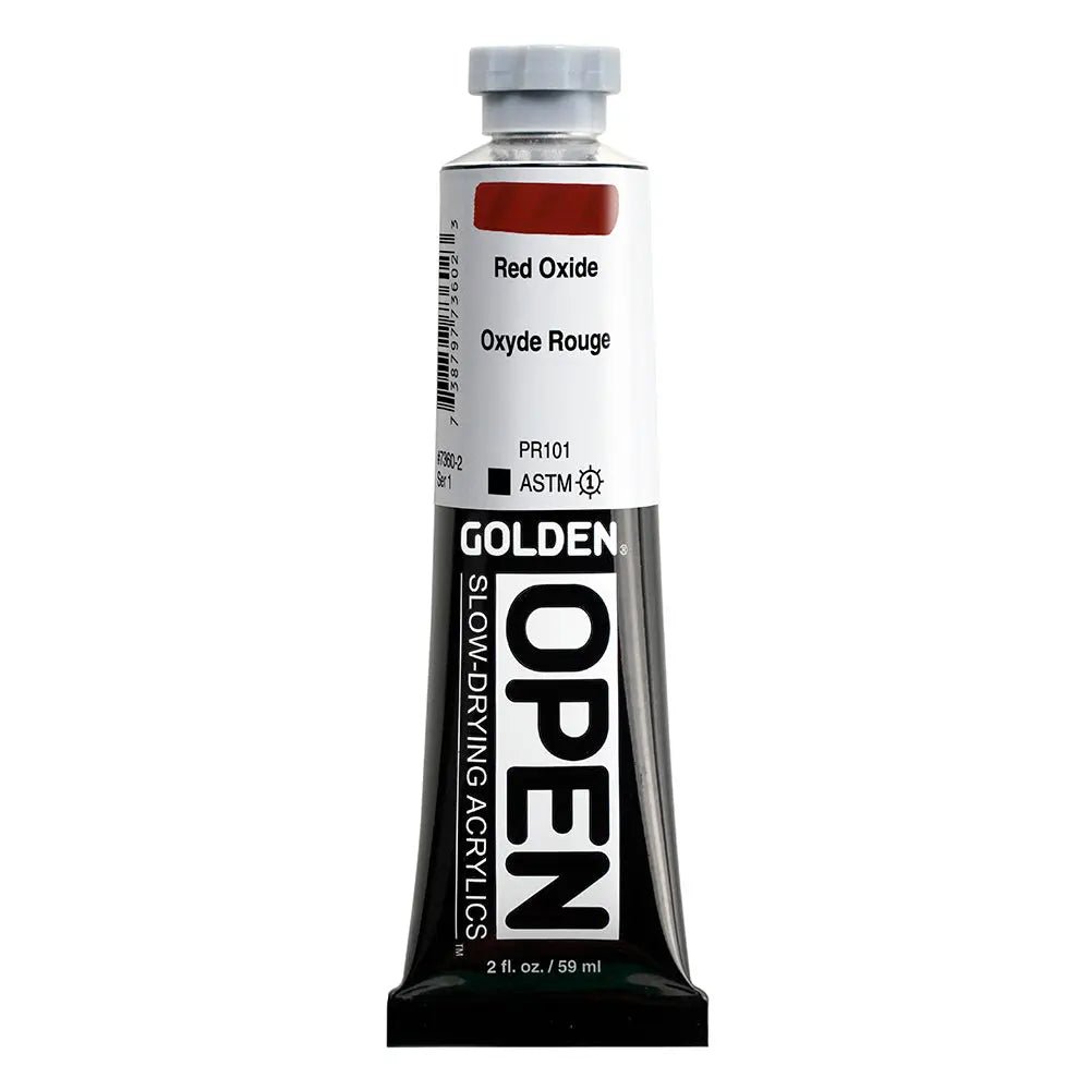Golden OPEN Acrylfarbe Oxidrot 59 ml - Kidis Art