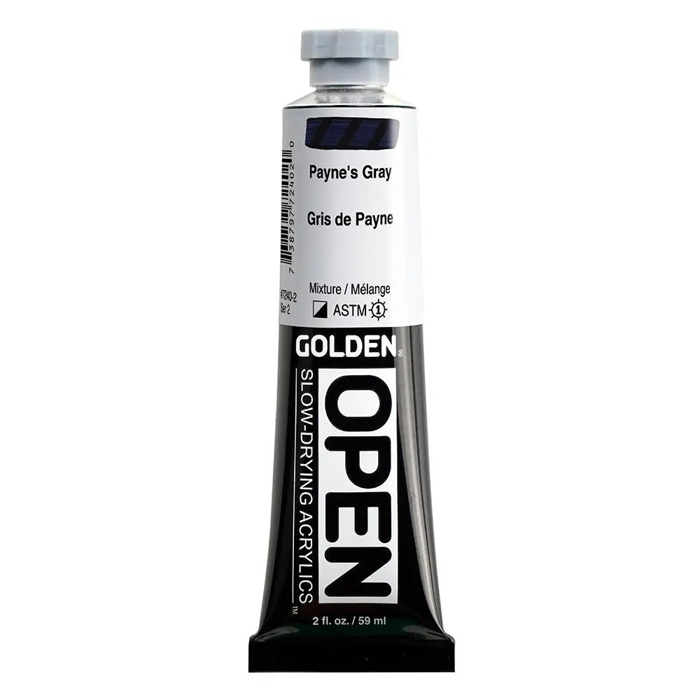 Golden OPEN Acrylfarbe Paynesgrau 59 ml - Kidis Art