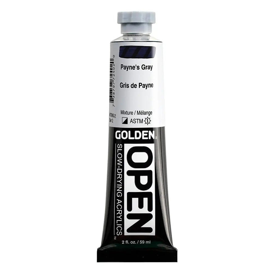 Golden OPEN Acrylfarbe Paynesgrau 59 ml - Kidis Art