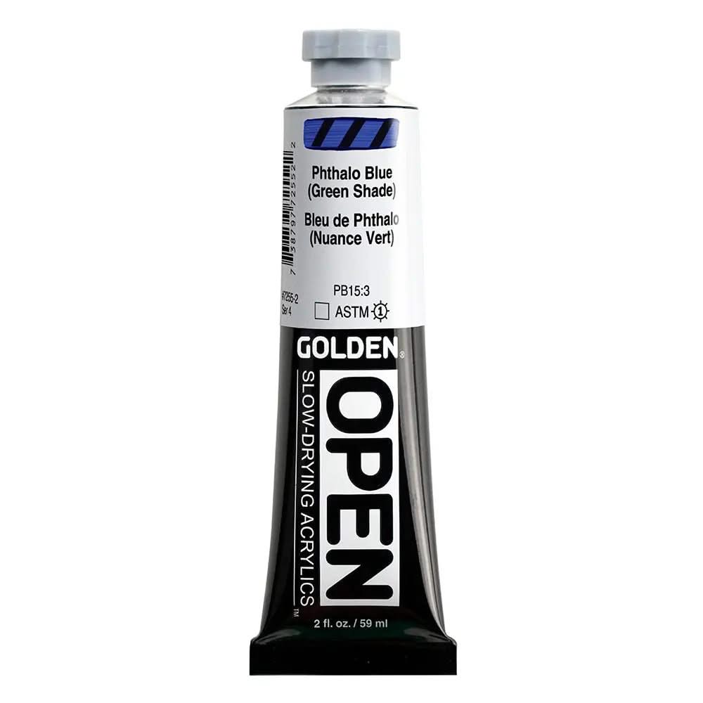 Golden OPEN Acrylfarbe Phthaloblau (grunton)59 M - Kidis Art