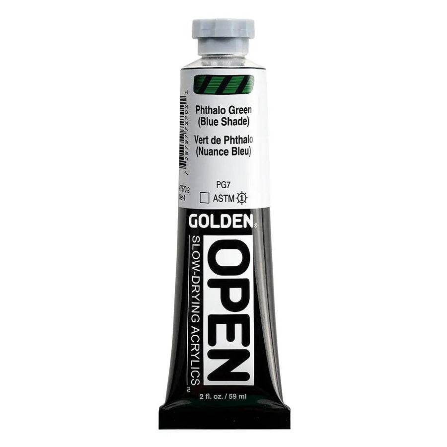 Golden OPEN Acrylfarbe Phthalogrun (Blauton) 59 ml - Kidis Art