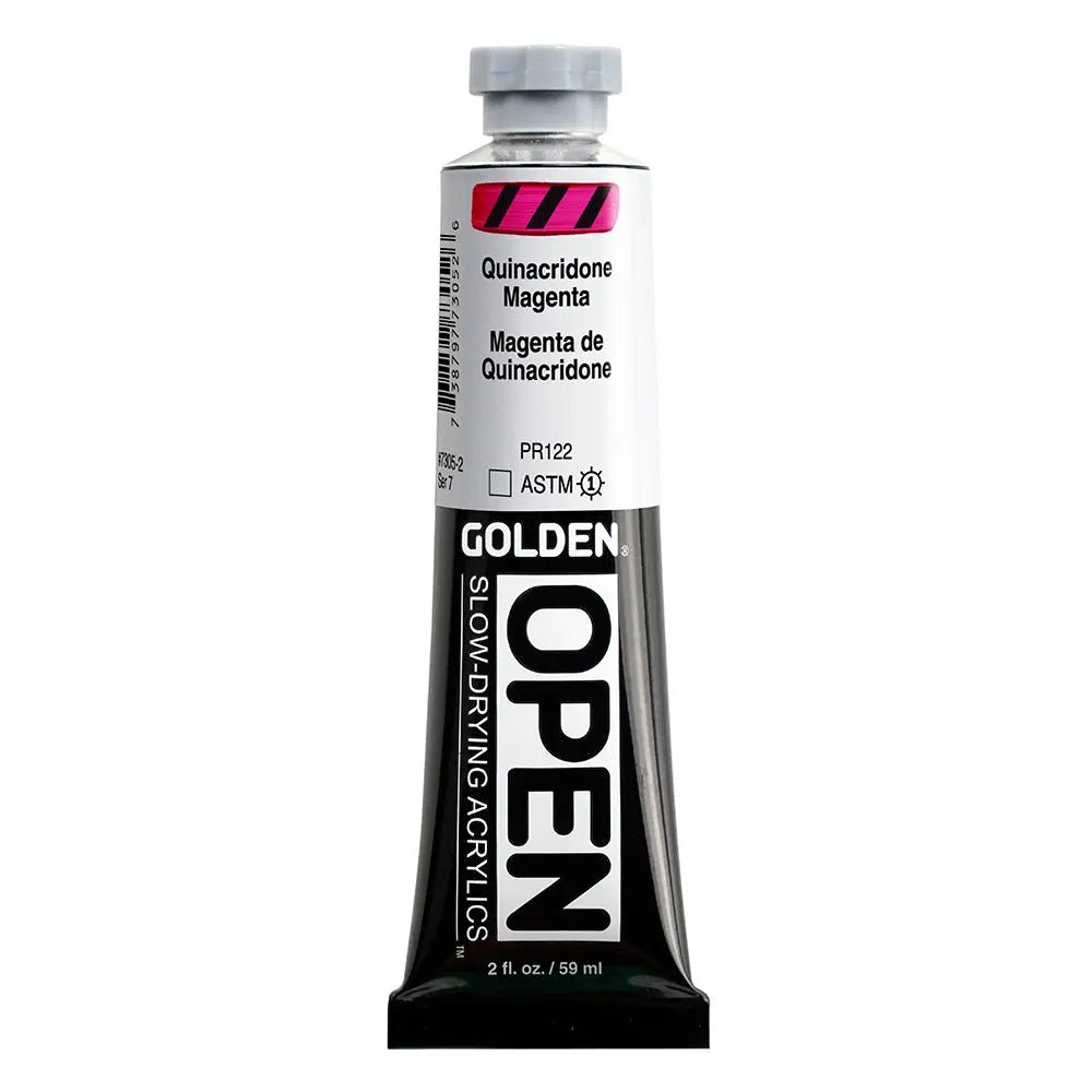 Golden OPEN Acrylfarbe Quinacridon Magenta 59 ml - Kidis Art