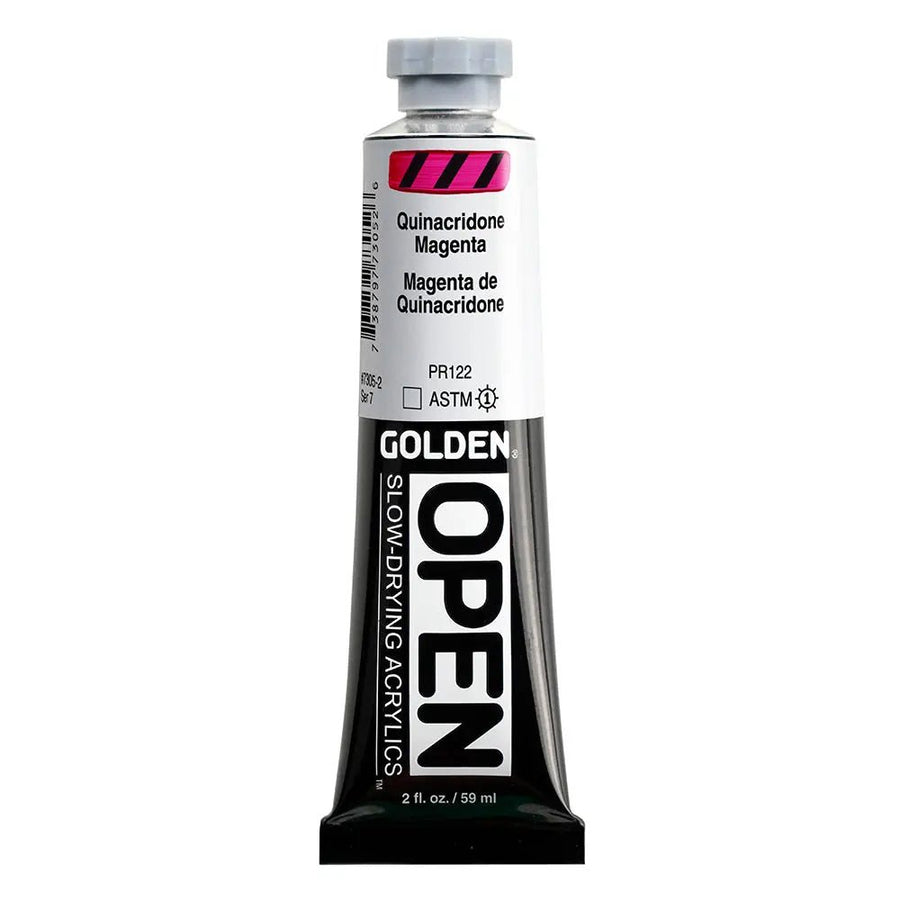 Golden OPEN Acrylfarbe Quinacridon Magenta 59 ml - Kidis Art