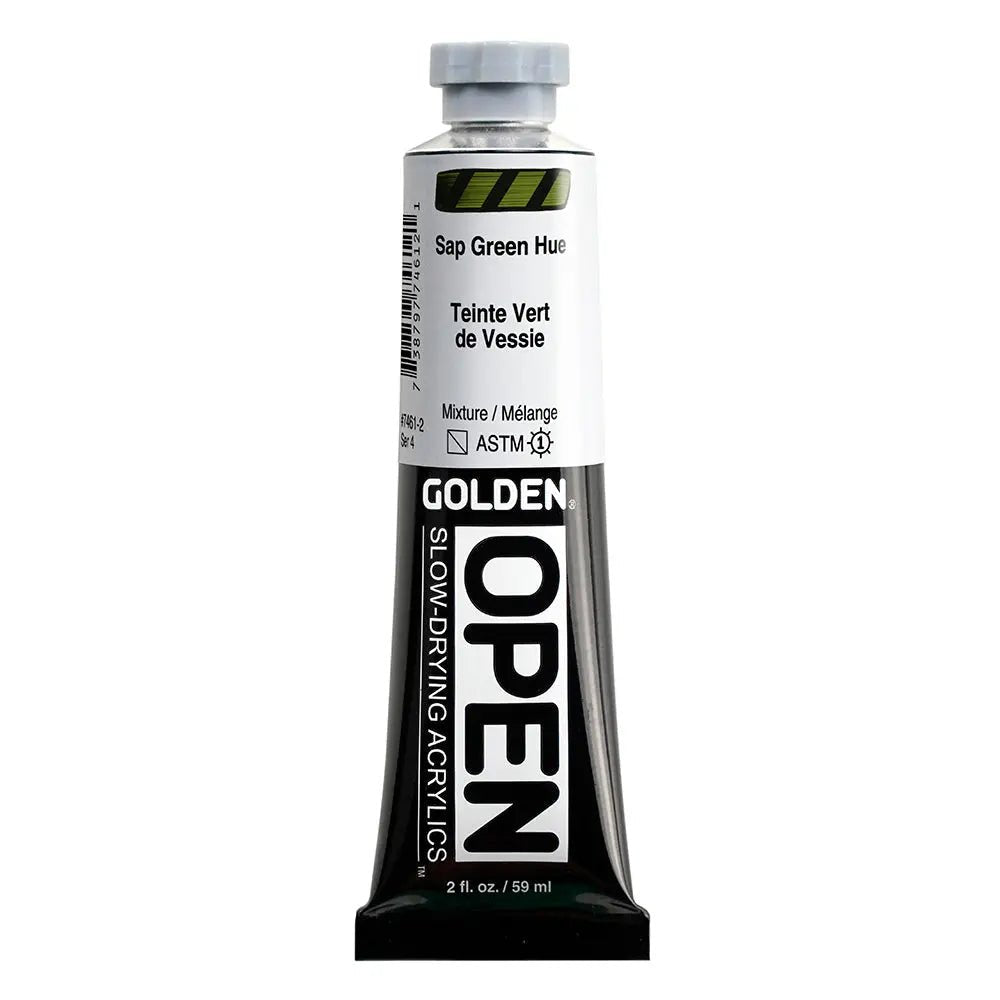 Golden OPEN Acrylfarbe Saftgrun Farbton 59 ml - Kidis Art