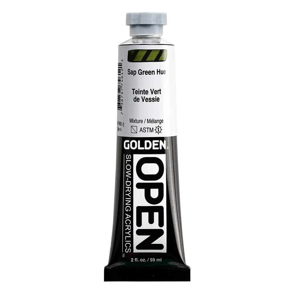 Golden OPEN Acrylfarbe Saftgrun Farbton 59 ml - Kidis Art