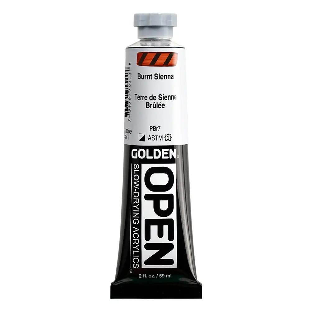 Golden OPEN Acrylfarbe Siena Gebrannt 59 ml - Kidis Art