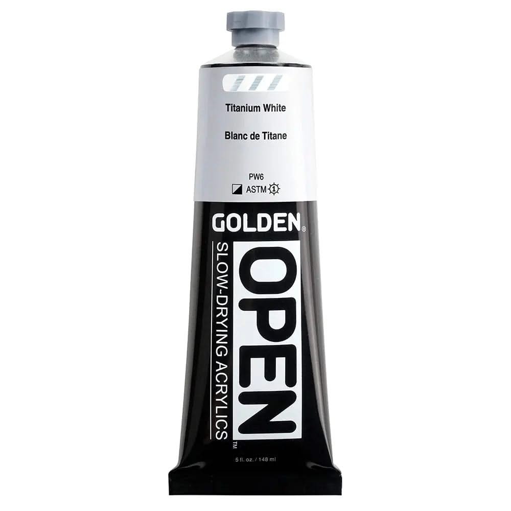 Golden OPEN Acrylfarbe Titanweiss 148 ml - Kidis Art