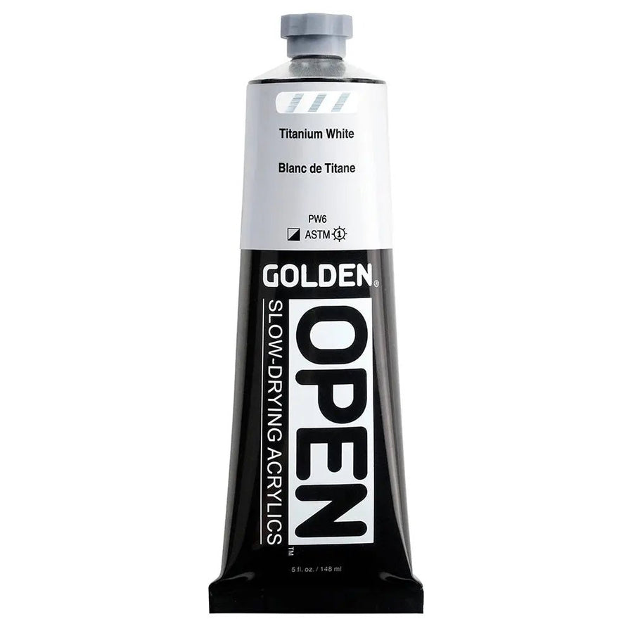 Golden OPEN Acrylfarbe Titanweiss 148 ml - Kidis Art