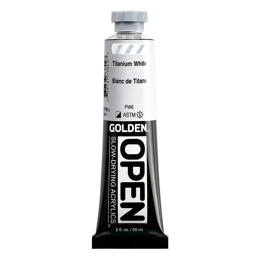Golden OPEN Acrylfarbe Titanweiss 59 ml - Kidis Art
