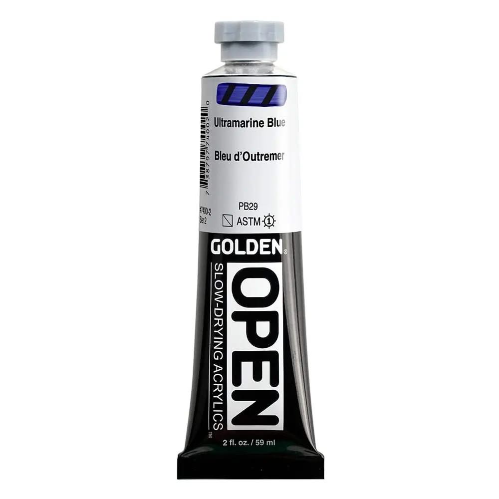 Golden OPEN Acrylfarbe Ultramarinblau 59 ml - Kidis Art