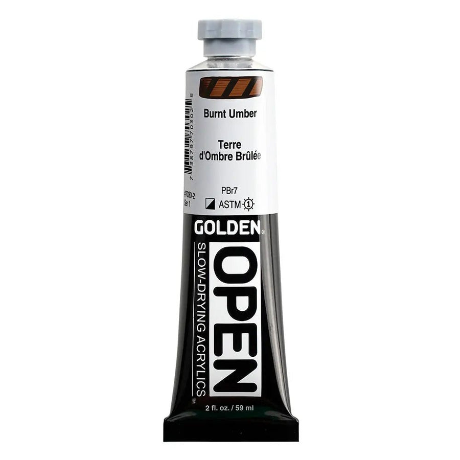 Golden OPEN Acrylfarbe Umbra Gebrannt 59 ml - Kidis Art