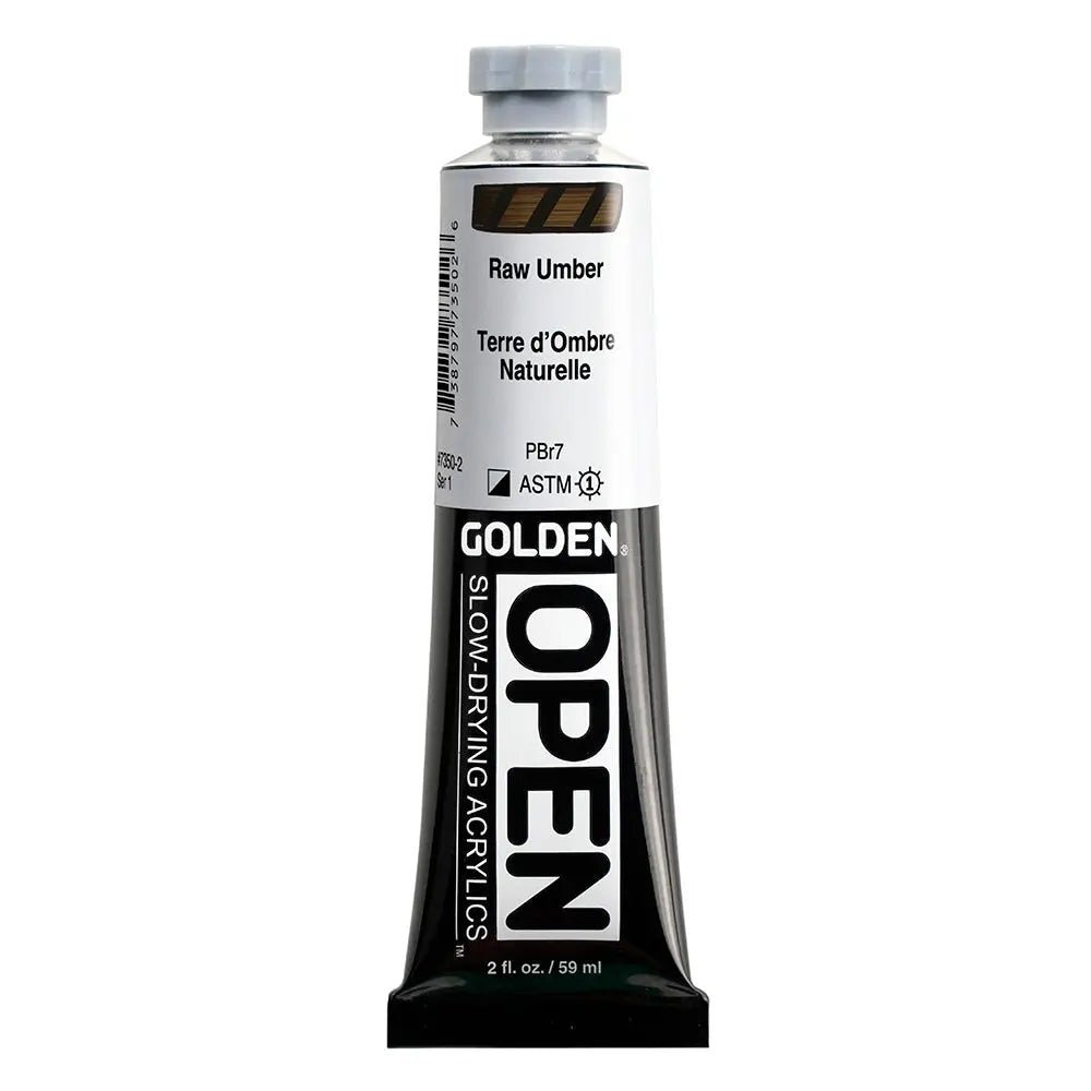 Golden OPEN Acrylfarbe Umbra Natur 59 ml - Kidis Art