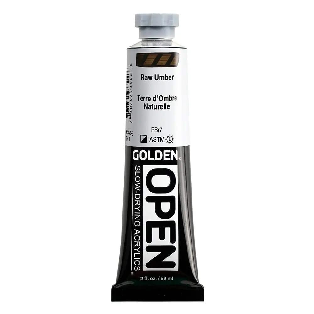 Golden OPEN Acrylfarbe Umbra Natur 59 ml - Kidis Art