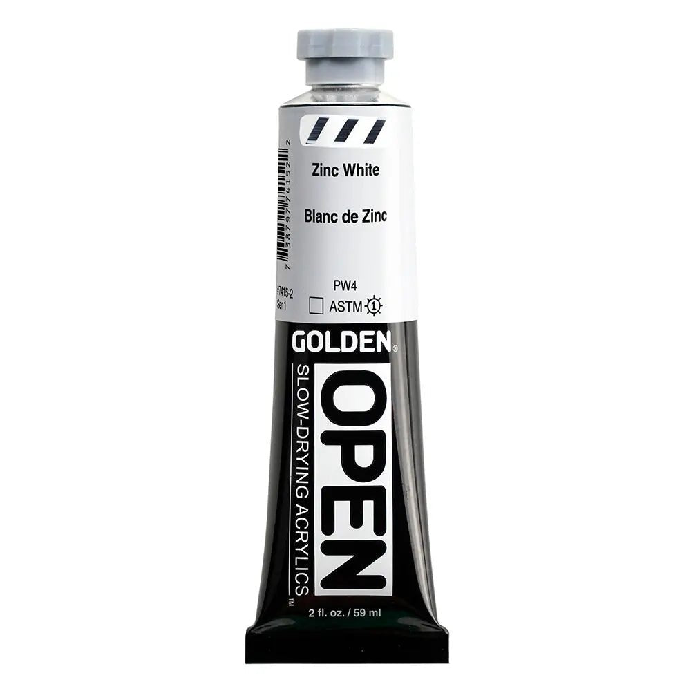 Golden OPEN Acrylfarbe Zinkweiss 59 ml - Kidis Art