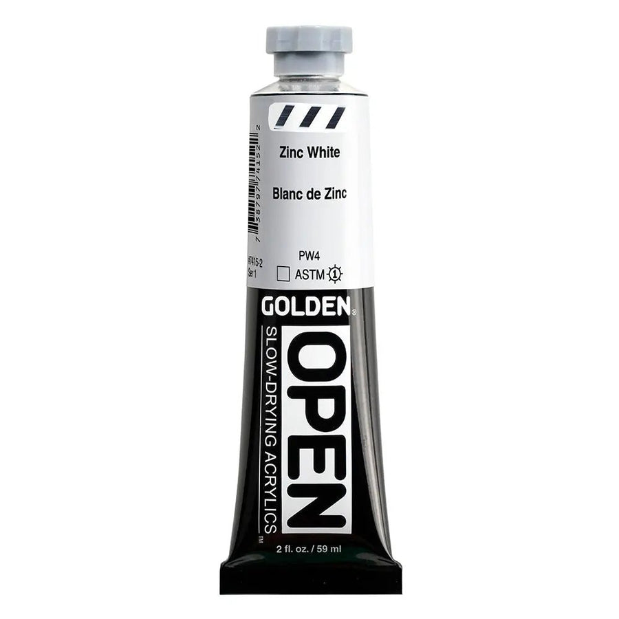 Golden OPEN Acrylfarbe Zinkweiss 59 ml - Kidis Art