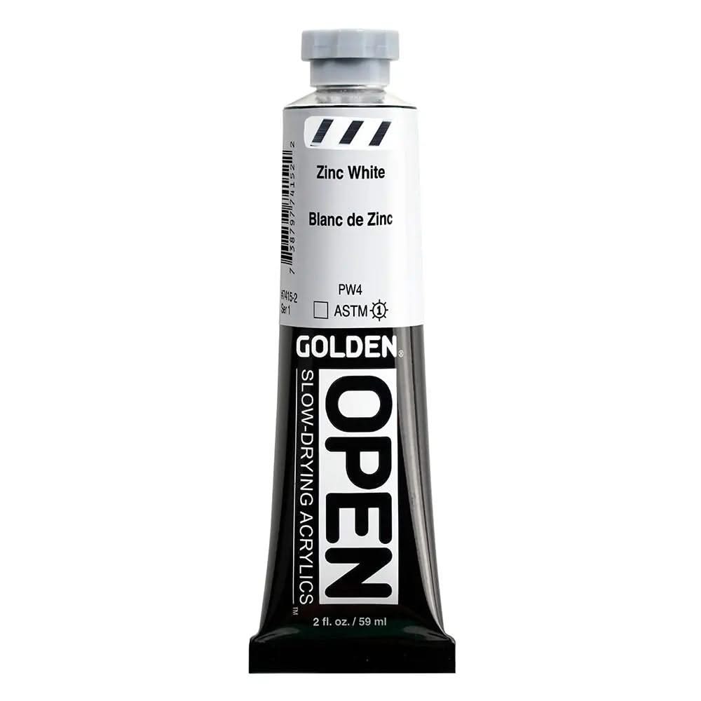 Golden OPEN Acrylfarbe Zinkweiss 59 ml - Kidis Art
