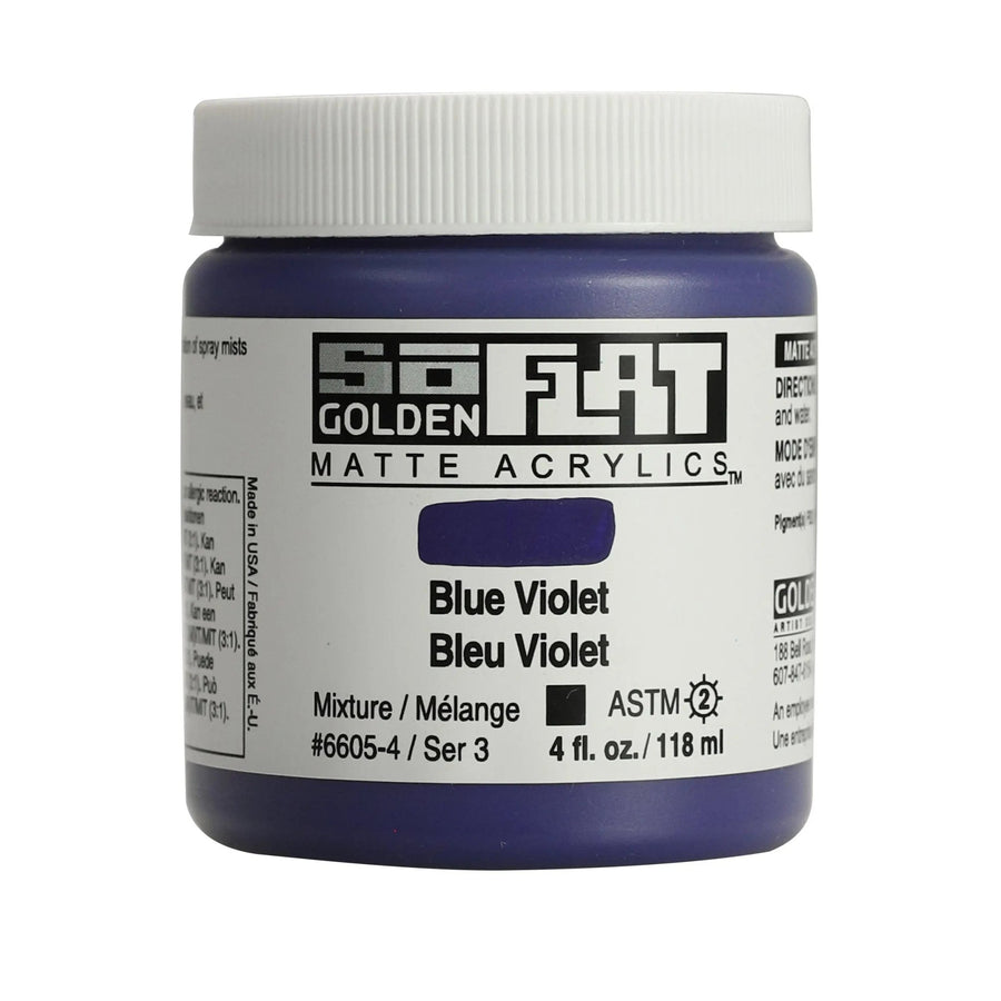 Golden SoFlat Acrylfarbe Blau Violett 118 ml - Kidis Art
