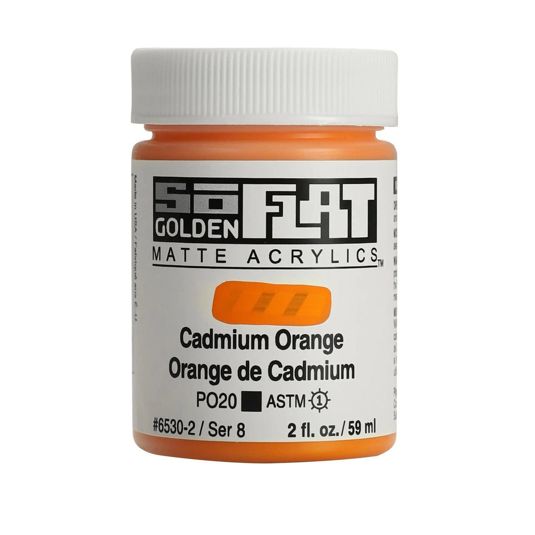 Golden SoFlat Acrylfarbe Cadmium Orange 59 ml - Kidis Art