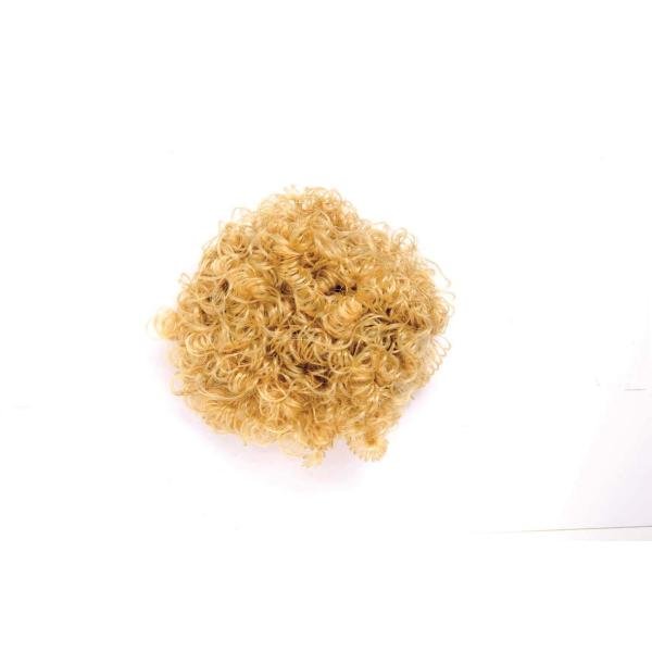 Haar gekraust Polyester ca.15g gold - Kidis Art
