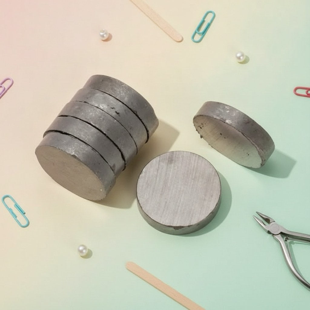 Haftmagnete D=17,5x4mm 10St - Kidis Art