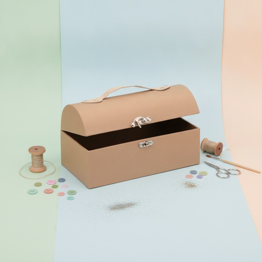 Handkoffer Pappe 22x11x11cm - Kidis Art