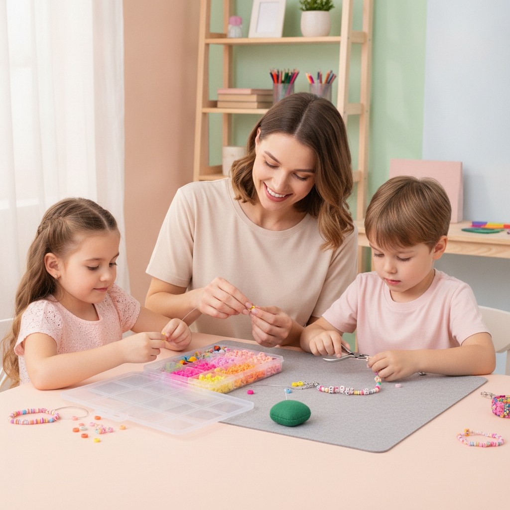 Heishi-Perlen-Set Girlie 750St./pcs - Kidis Art