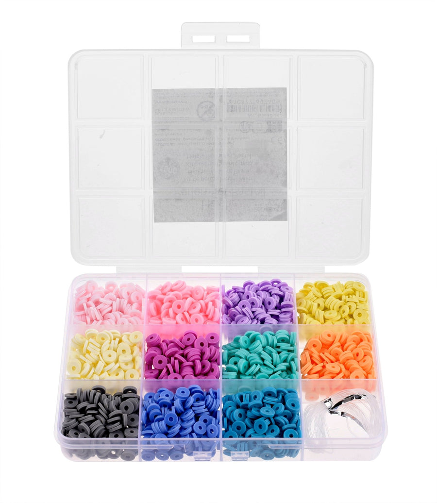 Heishi - Perlen - Set pastell ca.1.000St./pcs - Kidis Art