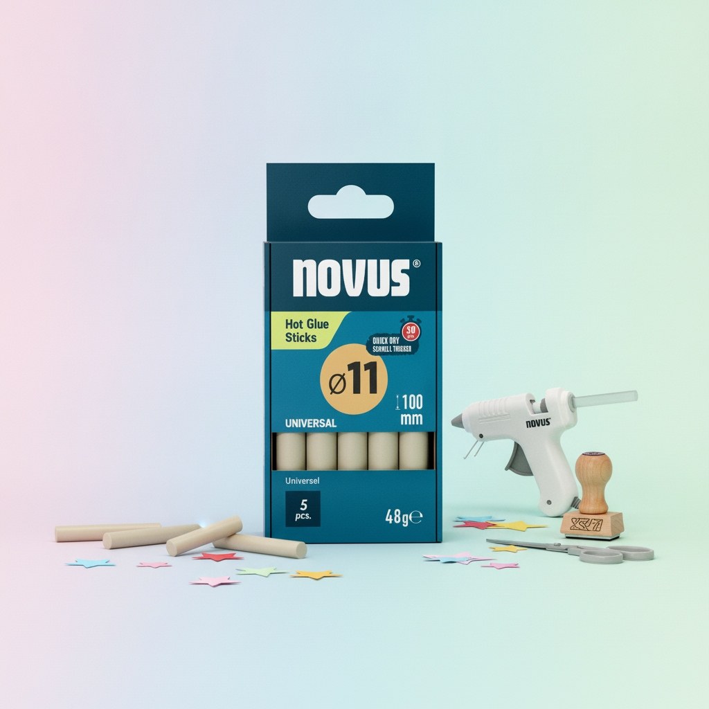 Heißklebesticks universal 11 mm, 10 Stück per Pack - Kidis Art
