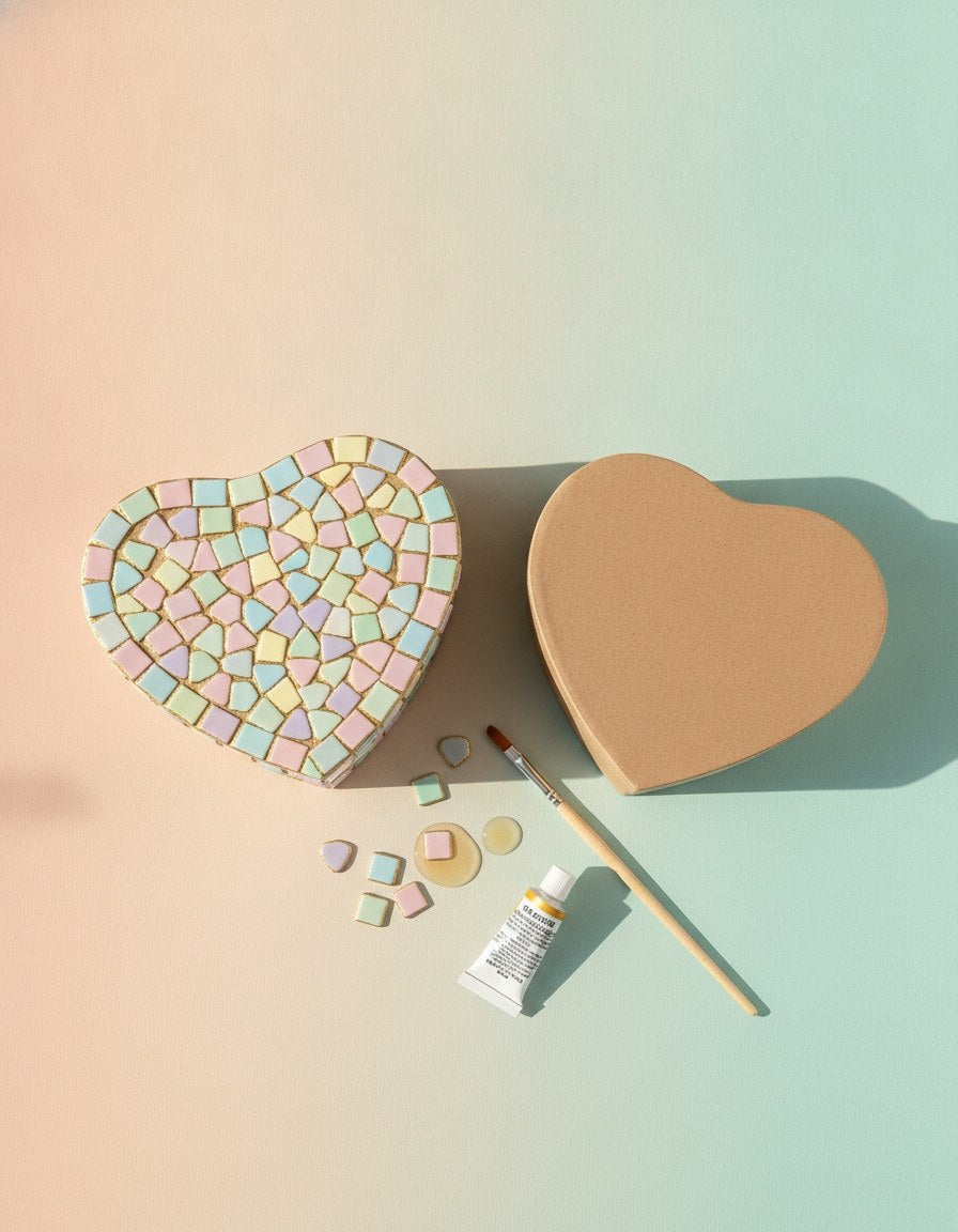 Herz-Box/Pappe 120x120x38mm - Kidis Art