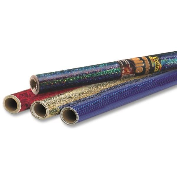 Hologr. Folie, 40cmx1m 1 Rolle Regenbogen, selbstklebend - Kidis Art