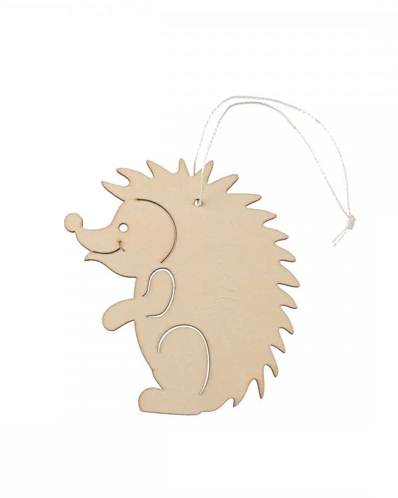 Holz - Igel mit Hänger, natur 10x8cm - Kidis Art
