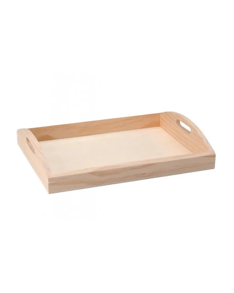 Holz - Serviertablett 37x28x7cm - Kidis Art