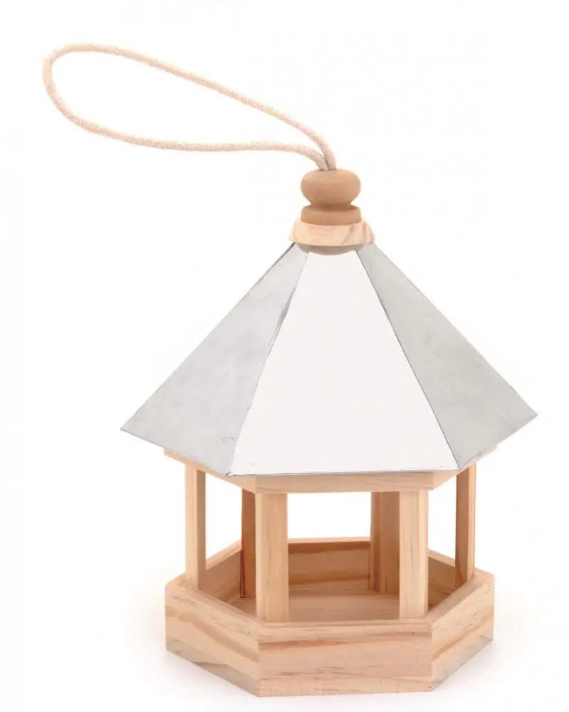 Holz-Vogelhaus 19x13,5x24cm, FSC, Kiefernholz NZ - Kidis Art