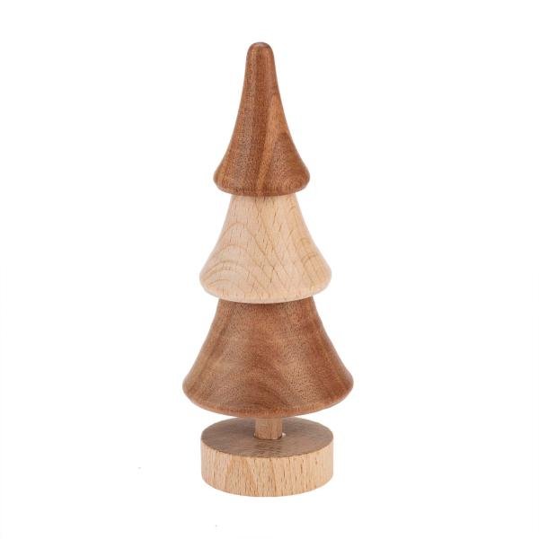 Holzbaum, zweifarbig 5x12,5cm, Buche+Sapelli - Kidis Art
