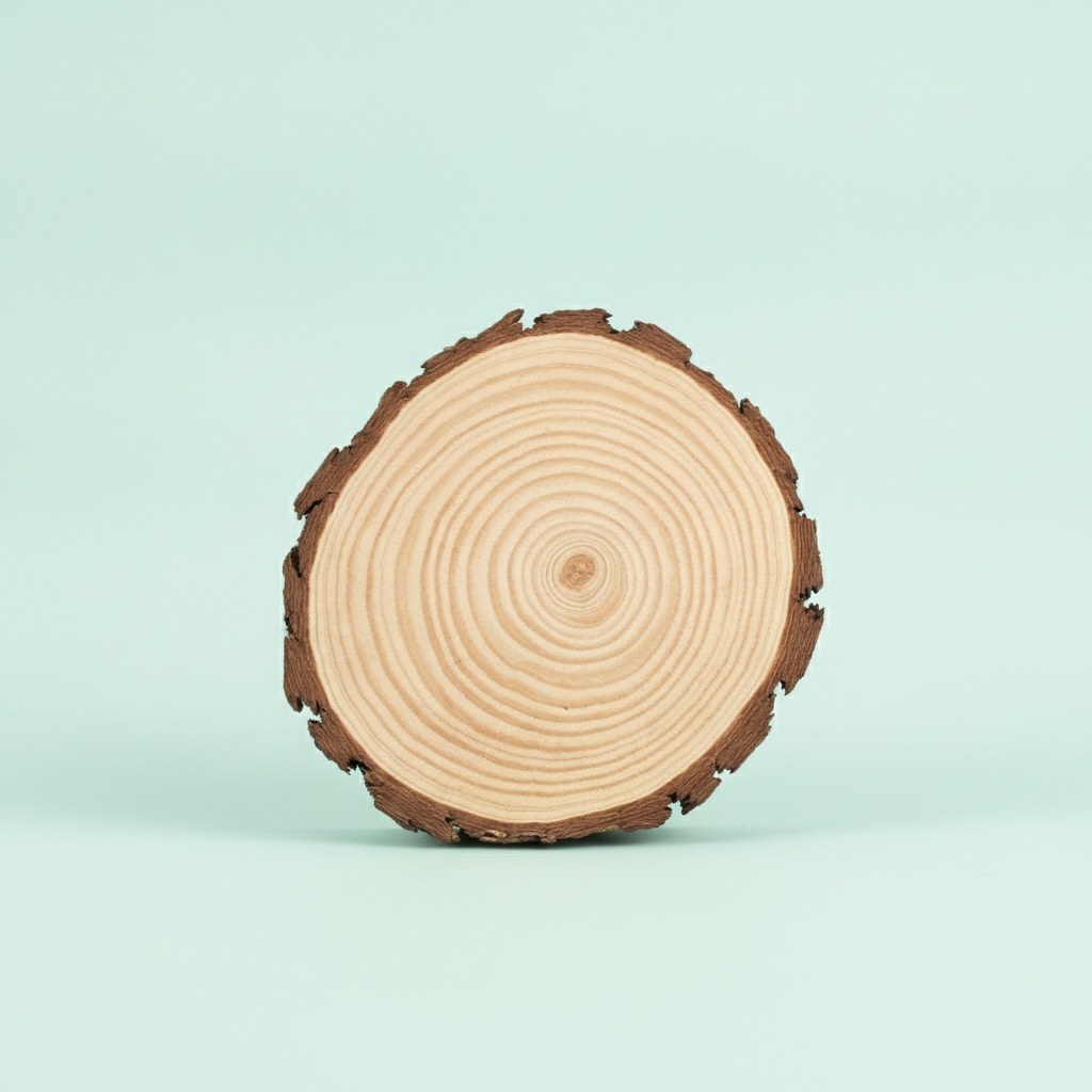 Holzscheibe 20-22x2cm, FSC Kiefernholz, CN - Kidis Art