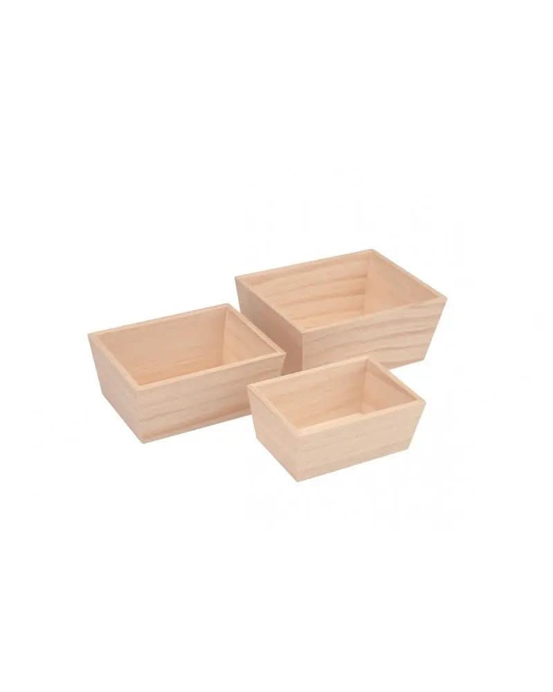 Holzset 3-tlg 168x133x75 mm - Kidis Art