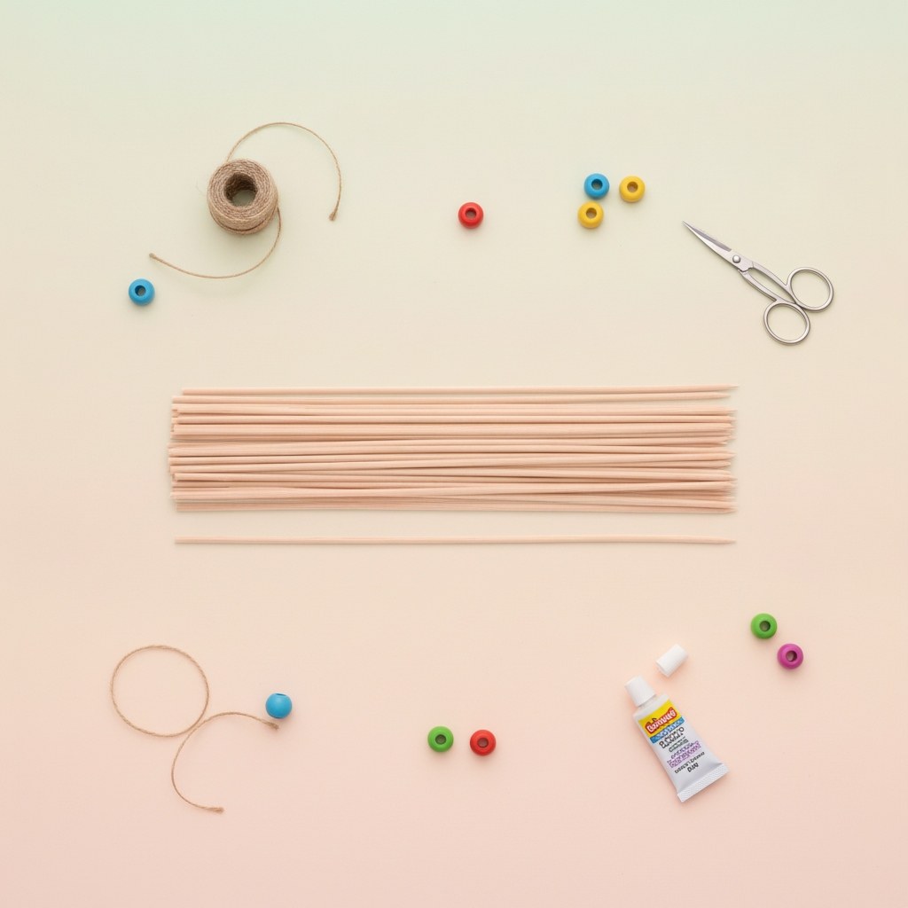 Holzspiesse Ø 2,5mm, 20cm 50ST - Kidis Art