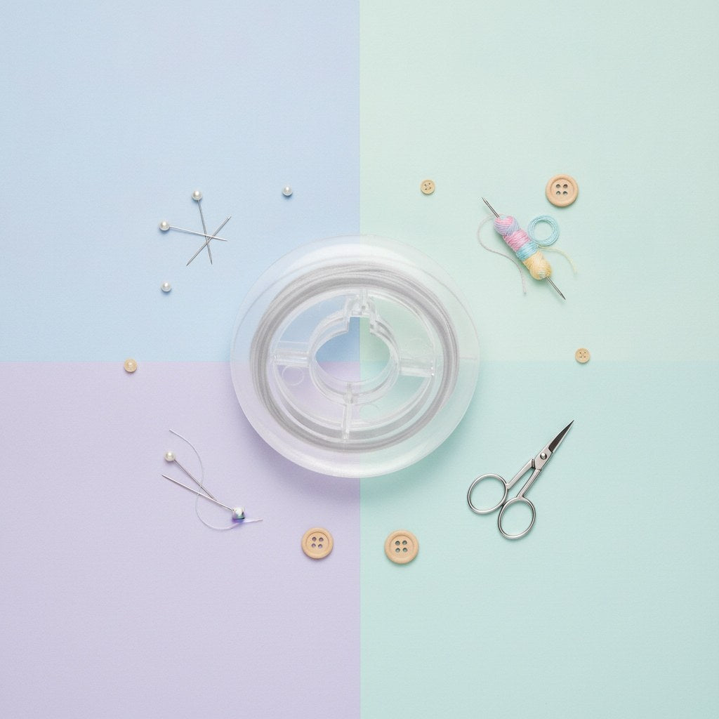 Hutgummi weiss 0,6mm 5m - Kidis Art
