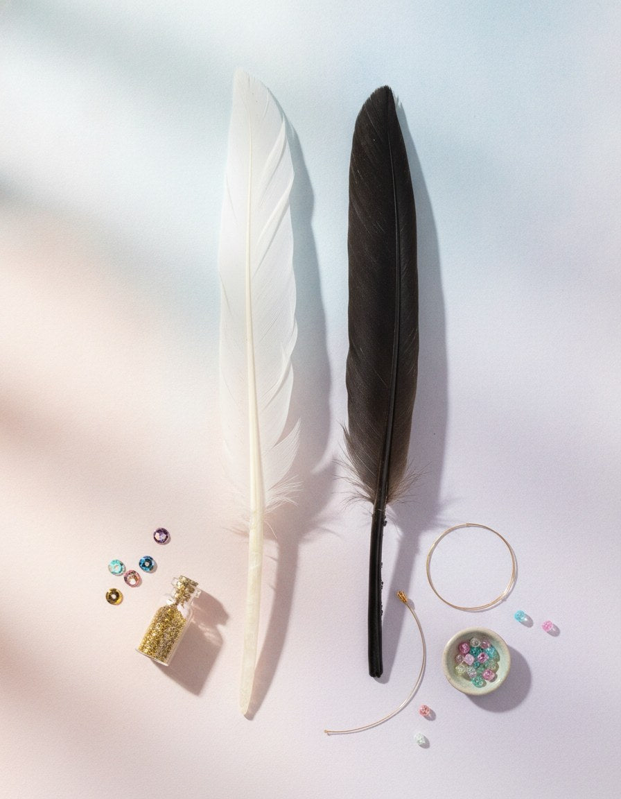 Indianerfeder 13cm ca.15St - Kidis Art