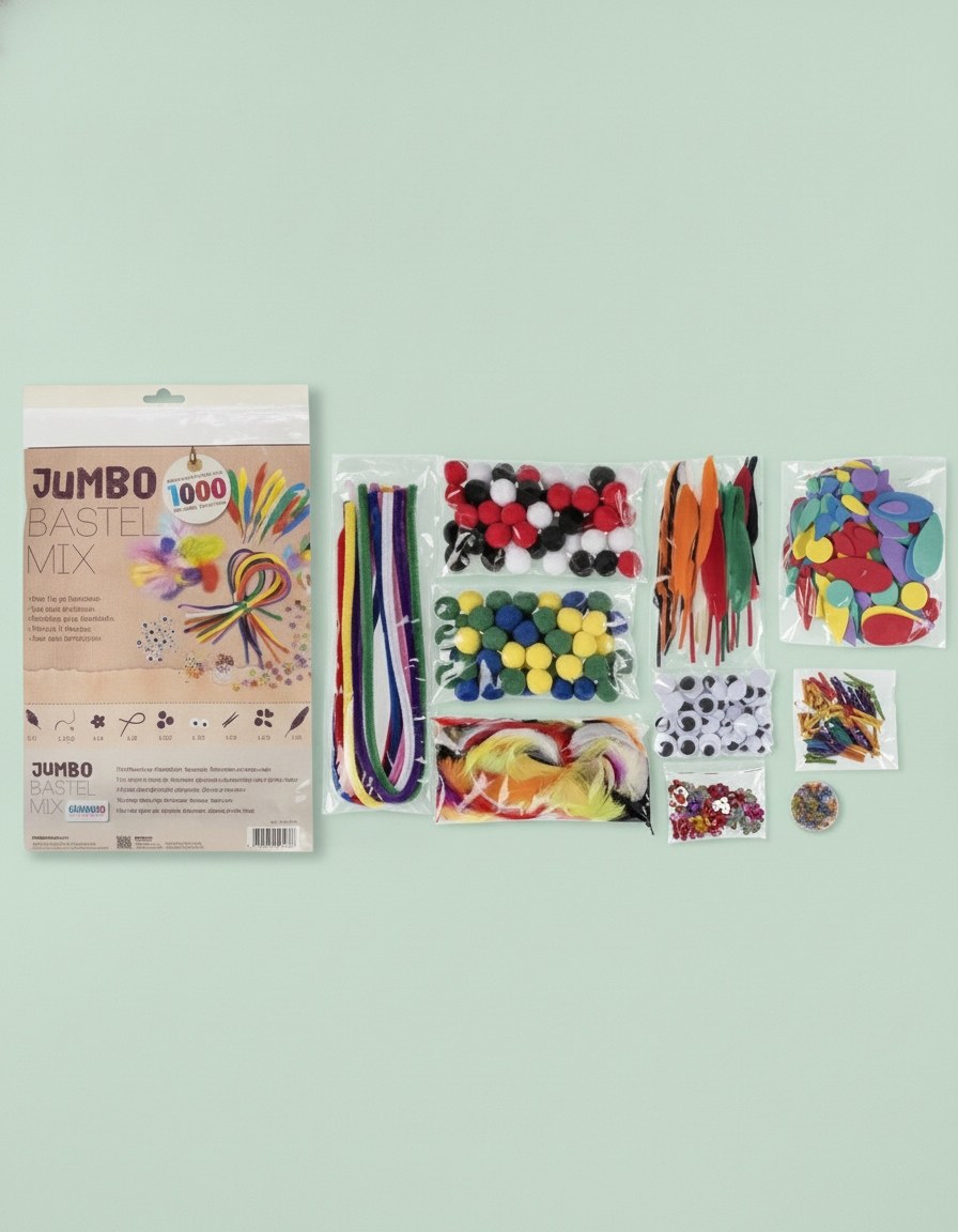 Jumbo Bastel Mix SB-Beutel - Kidis Art