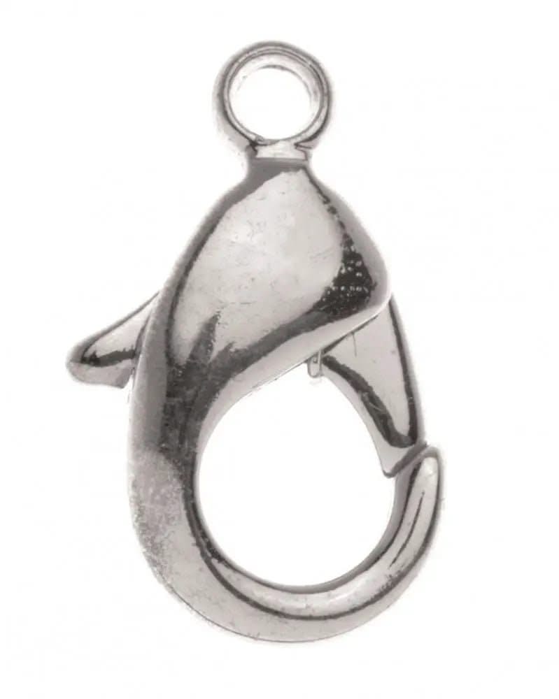 Karabiner 1St, 19mm silberfarben - Kidis Art