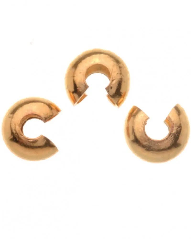 Kaschierperle 30St, 4mm goldfarben - Kidis Art