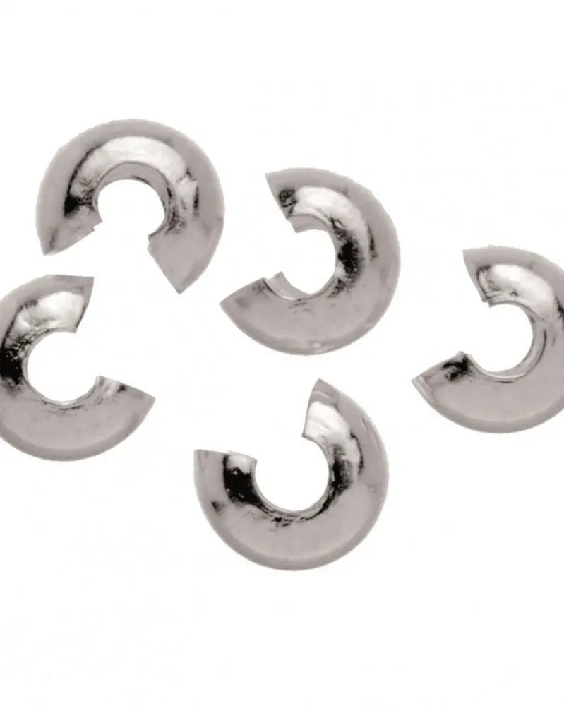 Kaschierperle 30St, 4mm silberfarben - Kidis Art