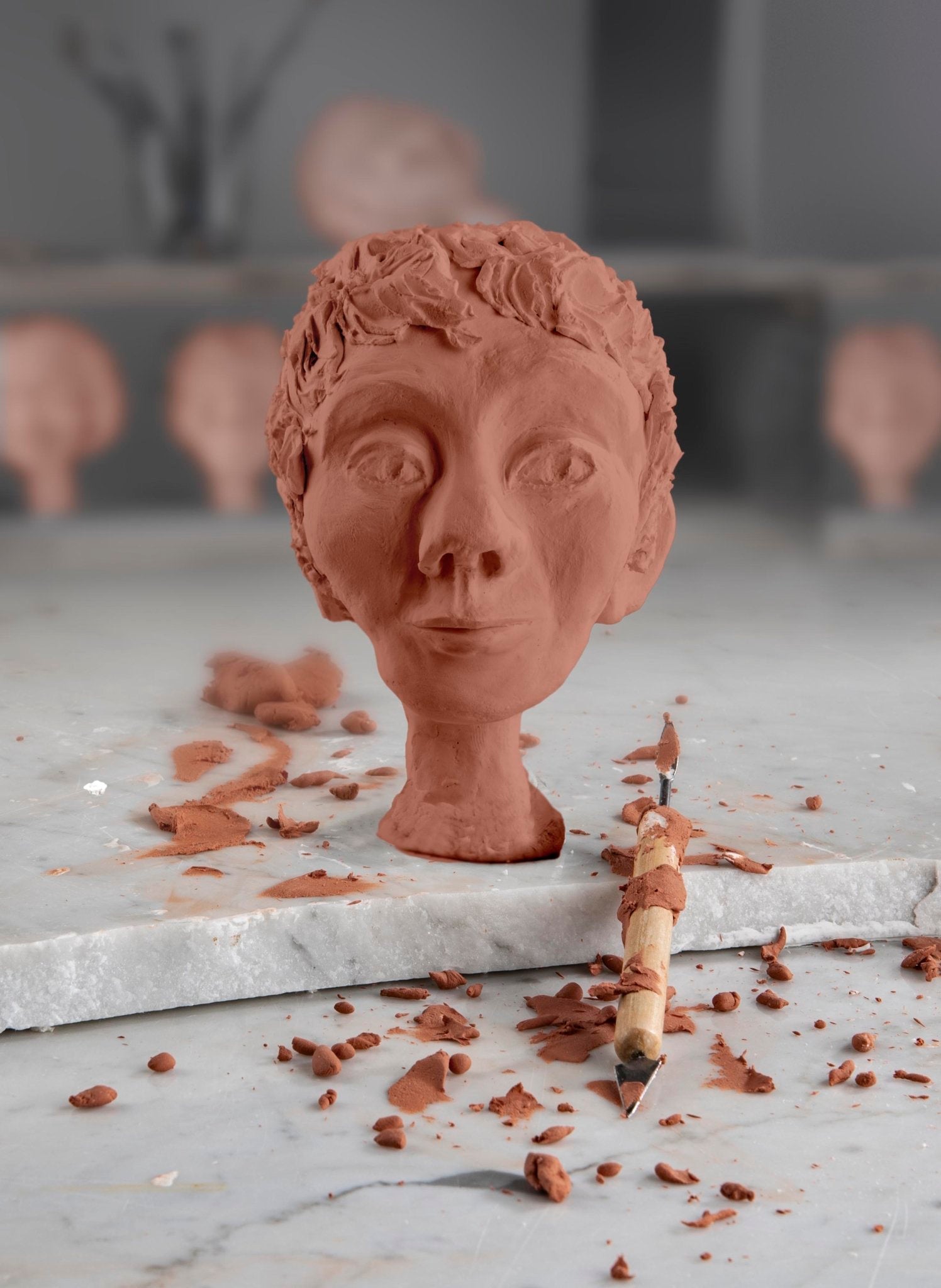 Keramiton, terracotta 1000g 100% ohne Konservierungsstoffe - Kidis Art