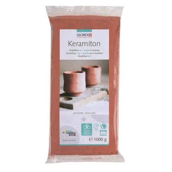 Keramiton, terracotta 1000g - Kidis Art