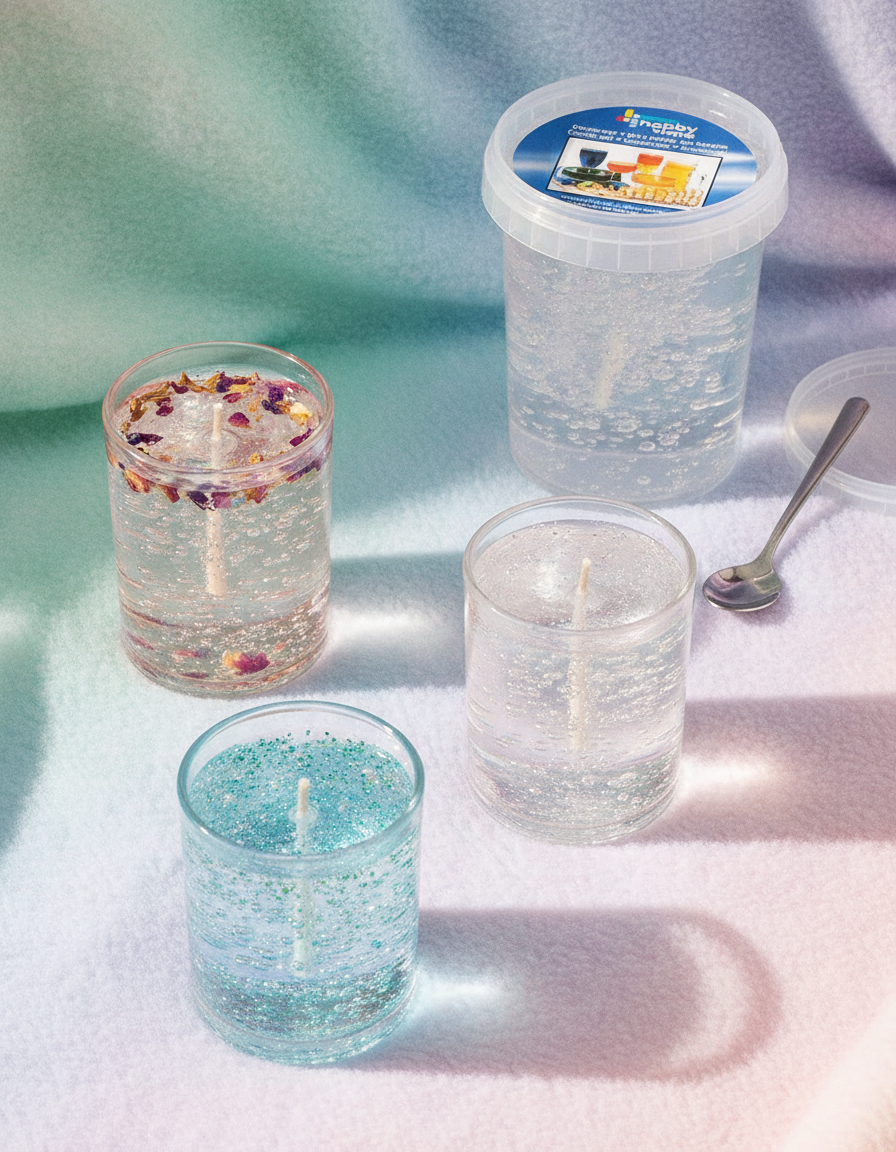 Kerzen-Gel mit Docht 400g - Kidis Art