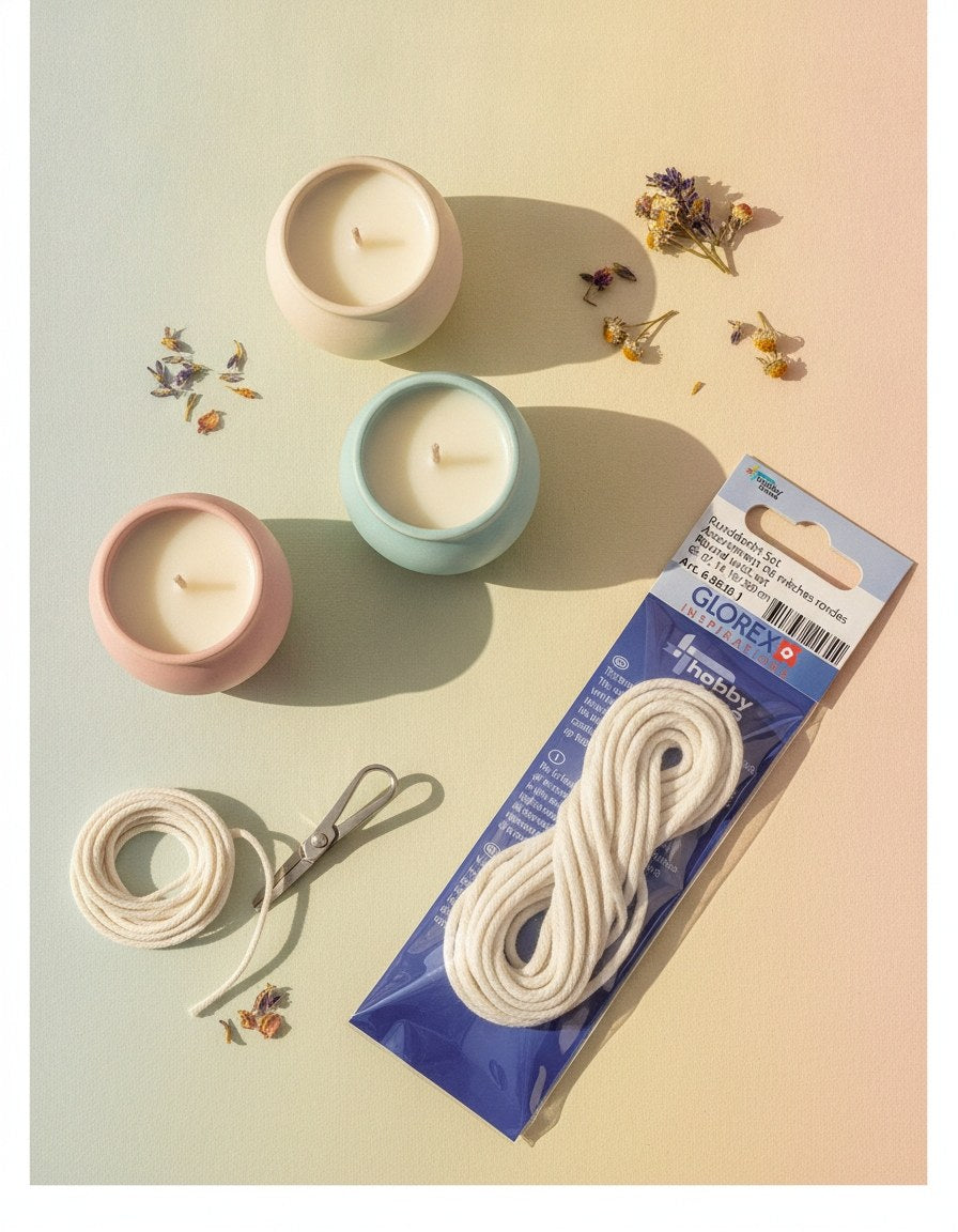 Kerzendocht-Set 3,9,20 je100cm - Kidis Art