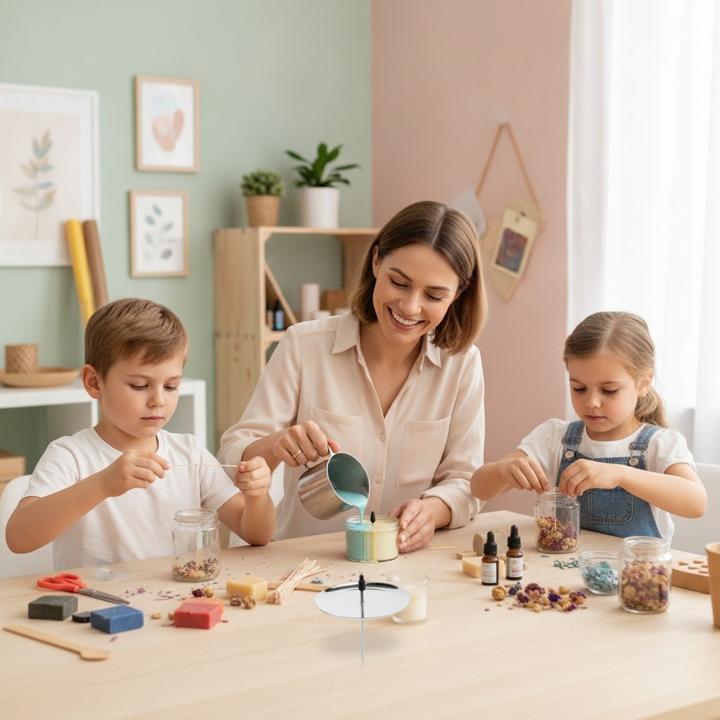 Kerzenhalter 4St. 8cm silberfarben - Kidis Art