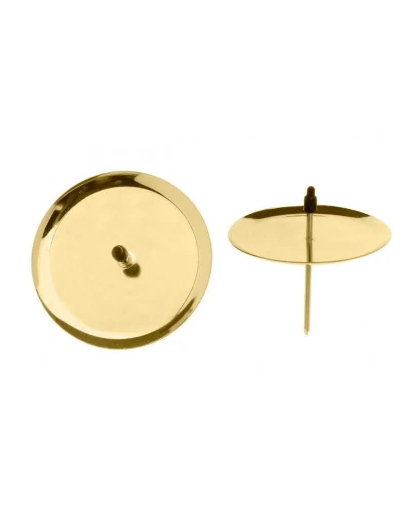 Kerzenhalter 4St. 6cm goldfarben - Kidis Art