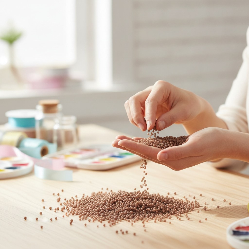 Kerzensand 400g, espresso Großpackung - Kidis Art
